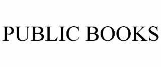 PUBLIC BOOKS
