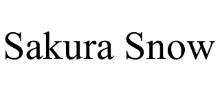 SAKURA SNOW