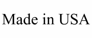 MADE IN USA