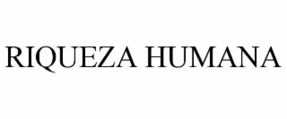 RIQUEZA HUMANA
