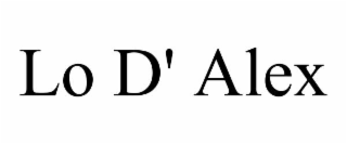 LO D' ALEX