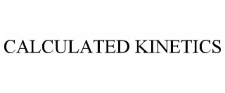 CALCULATED KINETICS