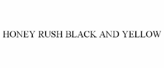 HONEY RUSH BLACK AND YELLOW