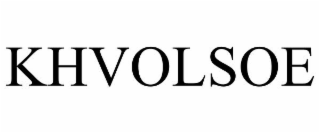 KHVOLSOE