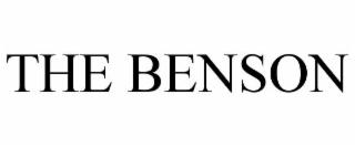 THE BENSON
