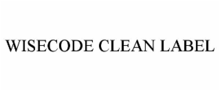 WISECODE CLEAN LABEL