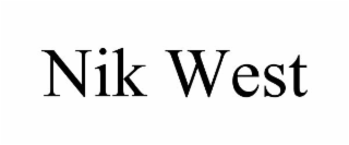NIK WEST