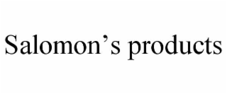 SALOMON'S PRODUCTS