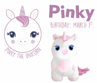 PINKY BIRTHDAY : MARCH 1ST: PINKY THE UNICORN