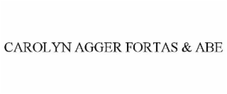 CAROLYN AGGER FORTAS & ABE