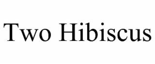 TWO HIBISCUS