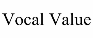 VOCAL VALUE