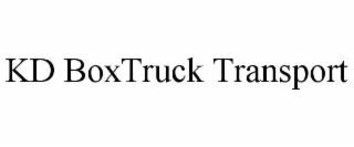 KD BOXTRUCK TRANSPORT