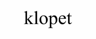 KLOPET