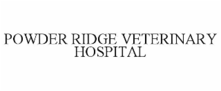 POWDER RIDGE VETERINARY HOSPITAL