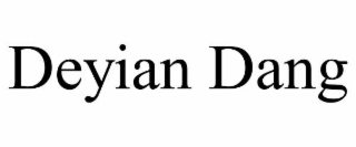 DEYIAN DANG