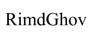 RIMDGHOV
