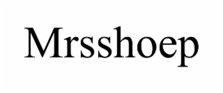 MRSSHOEP