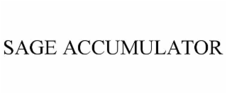 SAGE ACCUMULATOR