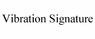 VIBRATION SIGNATURE