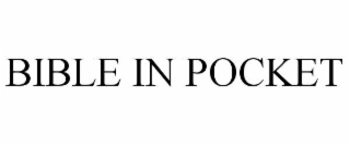 BIBLE IN POCKET