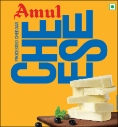 AMUL PROCESSED CHEDDAR CHEESE #SUGGESTED GARNISHING