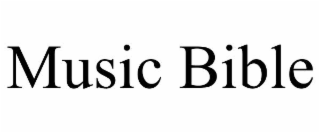 MUSIC BIBLE