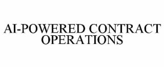 AI-POWERED CONTRACT OPERATIONS