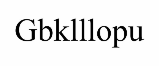 GBKLLLOPU
