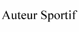 AUTEUR SPORTIF