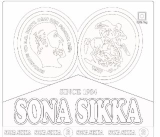 EDWARD VII D.C. BRITT. OMN REX F :D: IND: IMP: 1907  SINCE 1984 SONA SIKKA SONA SIKKA S SONA SIKKA SONA SIKKA S