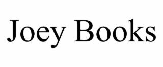 JOEY BOOKS
