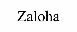 ZALOHA