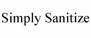 SIMPLY SANITIZE