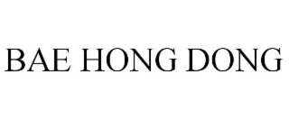 BAE HONG DONG