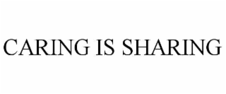 CARING IS SHARING