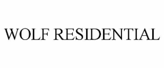 WOLF RESIDENTIAL