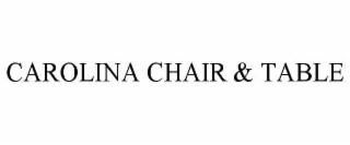 CAROLINA CHAIR & TABLE