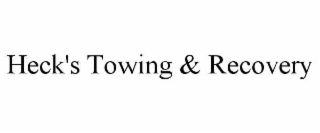 HECK'S TOWING & RECOVERY