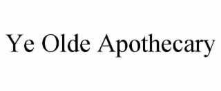 YE OLDE APOTHECARY