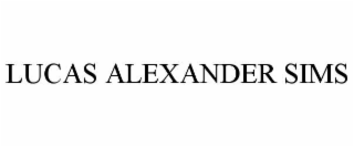 LUCAS ALEXANDER SIMS
