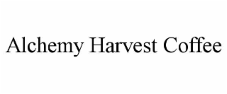 ALCHEMY HARVEST COFFEE