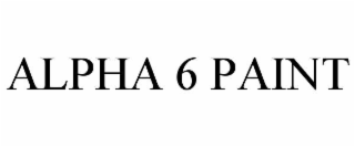 ALPHA 6 PAINT