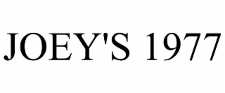 JOEY'S 1977