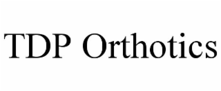 TDP ORTHOTICS