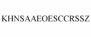 KHNSAAEOESCCRSSZ