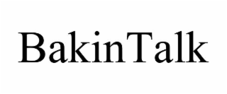 BAKINTALK