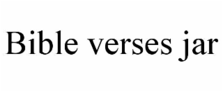 BIBLE VERSES JAR