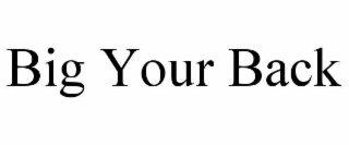 BIG YOUR BACK