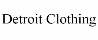 DETROIT CLOTHING